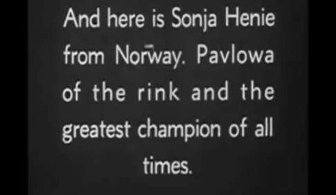 Раритет. Фігурне катання на Іграх в Санкт-Моріц 1928. Легендарна Соня Хені