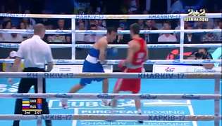 Бокс, чемпіонат Європи-2017. 60 кг, фінал. Юрій Шестак, Україна - Габіл Мамедов, Росія 3: 2.