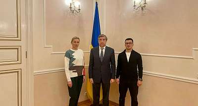 Говорова и Зантарая встретились с Послом Украины во Франции